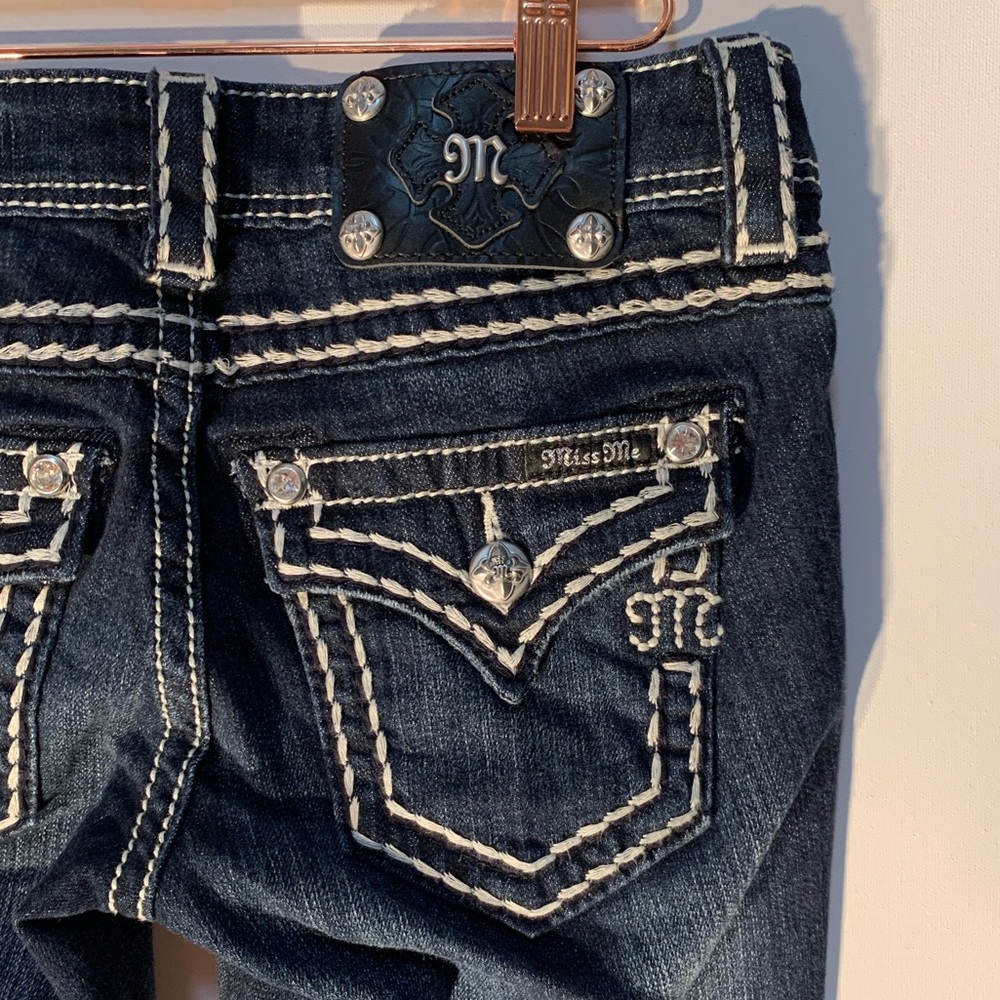 Miss Me Signature Boot Dark Blue Jeans JS5014B110V